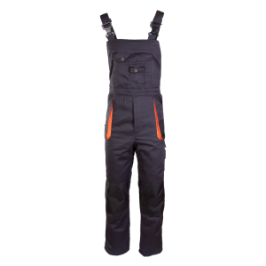 Spodnie ogrodniczki Model BRIXTON PRACTICAL Grafit / Pomarańcz